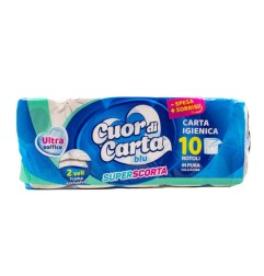 Carta Igienica CUOR DI CARTA 2 veli in cellulosa 10 rotoli