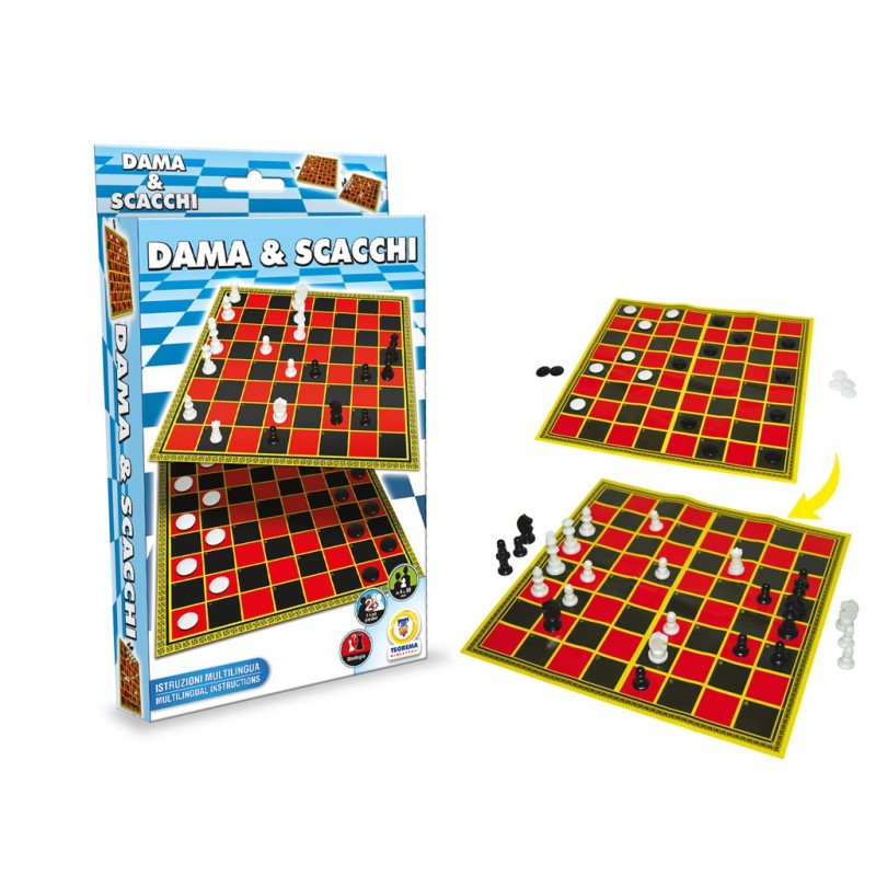 TEOREMA SERIE GIOCO DAMA & SACCHI VERSIONE TRAVEL 60670 TEOREMA SERIE GIOCO DAMA & SACCHI VERSIONE TRAVEL 60670