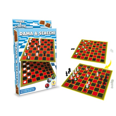 TEOREMA SERIE GIOCO DAMA & SACCHI VERSIONE TRAVEL 60670