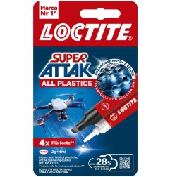 SUPER ATTAK ALL PLASTICS 2 GR + ATTIVATORE 2973194