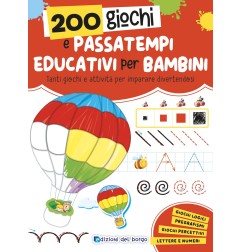 IMPARA FACILE 200 GIOCHI E PASSATEMPI EDUCATIVI 53294A