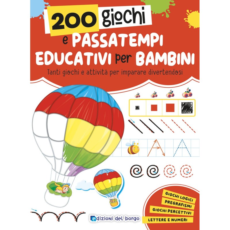 IMPARA FACILE 200 GIOCHI E PASSATEMPI EDUCATIVI 53294A IMPARA FACILE 200 GIOCHI E PASSATEMPI EDUCATIVI 53294A