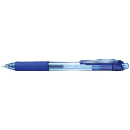 Pentel EnerGel-X BL104A Roller a Scatto 0,4 mm Inchiostro Gel Blu 12 pz