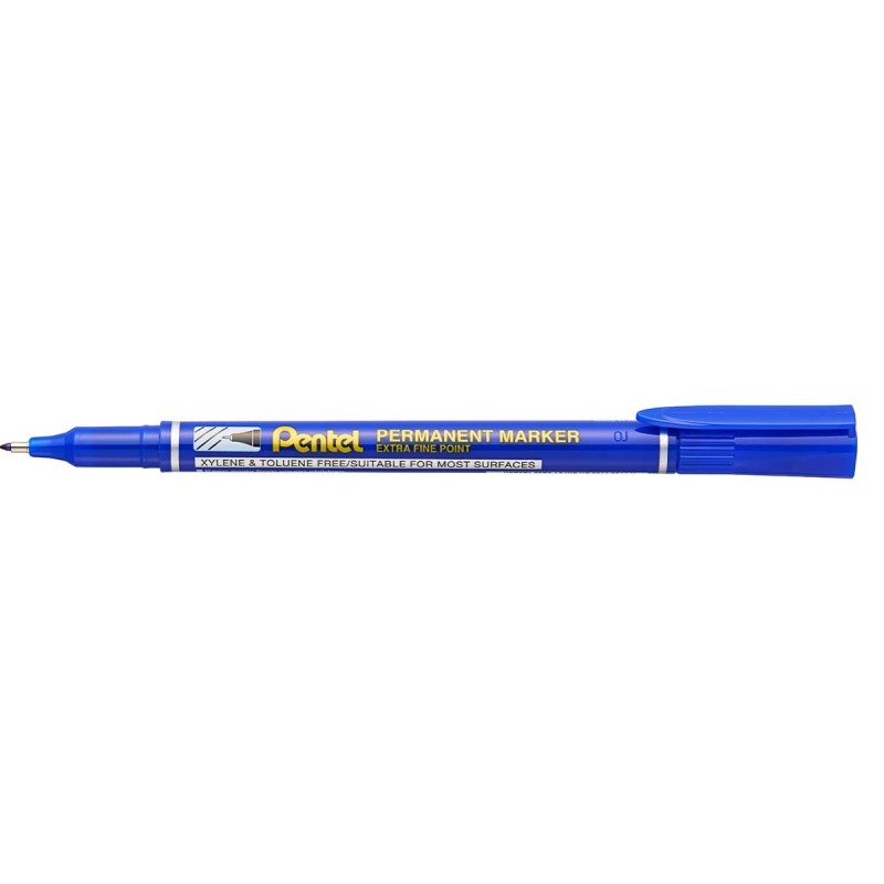 Pentel NF450 Penna Marcatore Indelebile Blu Punta Fine 0,6 mm 12PZ Pentel NF450 Penna Marcatore Indelebile Blu Punta Fine 0,6 mm 12PZ