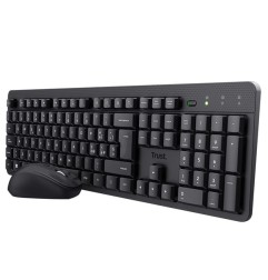 TASTIERA+MOUSE TRUST ULTRASILENZIOSA WIRELESS TKM-360