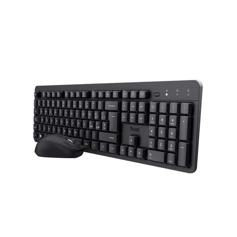 TASTIERA+MOUSE TRUST ULTRASILENZIOSA WIRELESS TKM-360