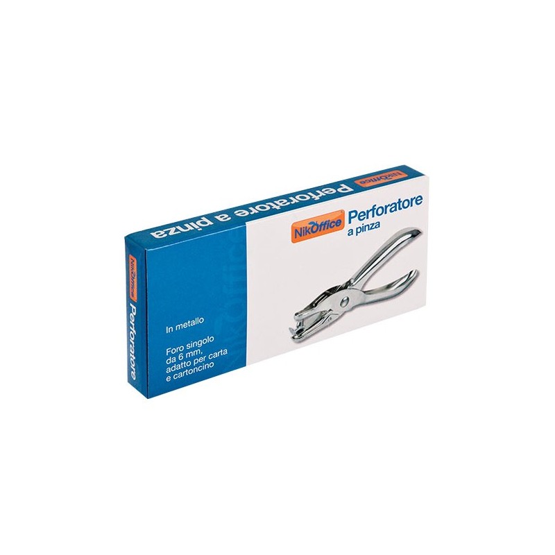 Perforatore a pinza con foro tondo in metallo 05/001