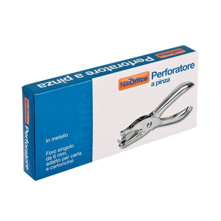 Perforatore a pinza con foro tondo in metallo 05/001