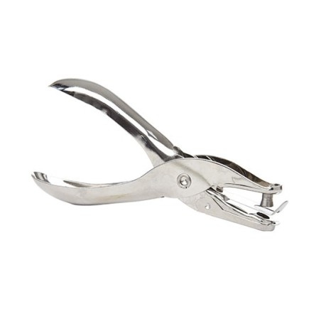 Perforatore a pinza con foro tondo in metallo 05/001