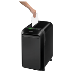 Fellowes Powershred XL220 Distruggidocumenti a MiniFrammento 20 Fogli 4x12mm Nero 30Litri 5502601
