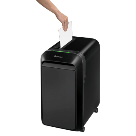 Fellowes Powershred XL220 Distruggidocumenti a MiniFrammento 20 Fogli 4x12mm Nero 30Litri 5502601