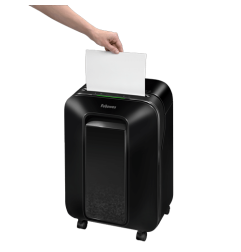 Fellowes Powershred XL200 Distruggidocumenti a MiniFrammento 12 Fogli 4x12mm Nero 22Litri 5502201