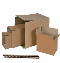 SCATOLA IMBALLO 60x40x30 DOPPIA ONDA AVANA -15pz