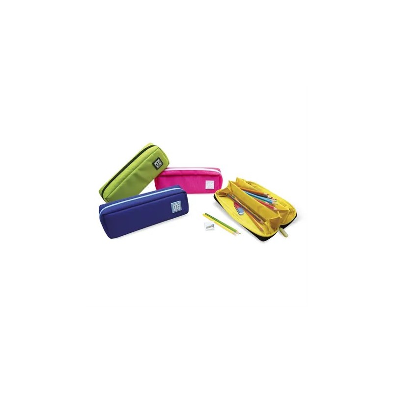 Blasetti One Color astuccio organizer 20x7x5 cm 3 divisori interni bustina 9196 Blasetti One Color astuccio organizer 20x7x5 cm 3 divisori interni bustina 9196