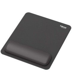 Fellowes Breyta tappetino mouse con supporto polso nero ergonomico 100142555