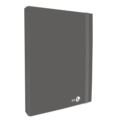 BE MORE Cartella portaprogetti dorso 3 cm elastico piatto colore grigio scuro 0123603