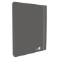 BE MORE cartella portaprogetti con elastico piatto dorso 3 cm grigio scuro BE MORE cartella portaprogetti con elastico piatto dorso 3 cm grigio scuro