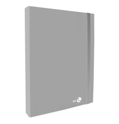 BE MORE Cartella portaprogetti dorso 3 cm elastico piatto colore grigio chiaro 0123600