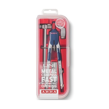 Arda balaustrone Compact Box kit 5 pezzi compasso in metallo