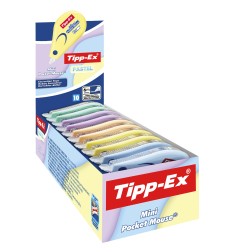 Tipp-Ex Mini Pocket Mouse Pastel correttore espositore 10 pz