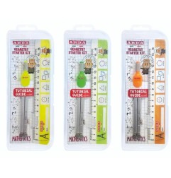 Arda Geometry Starter Kit astuccio con righello 16 cm