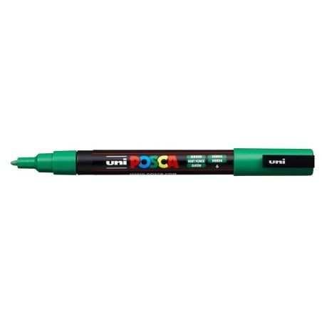 UNI POSCA PC3M VERDE/6 6PZ.