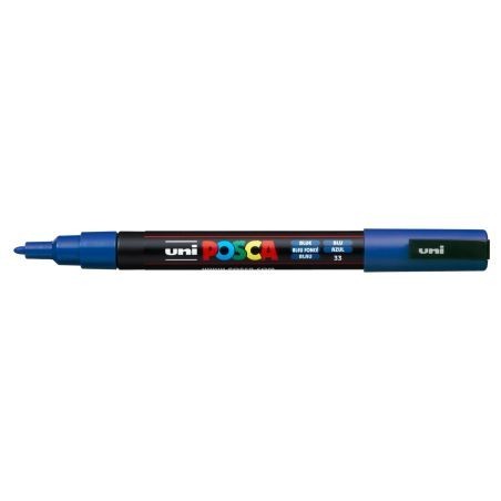 UNI POSCA PC3M BLU/33 6PZ.