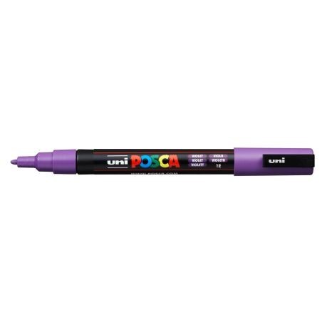 UNI POSCA PC3M VIOLA/12 6PZ.