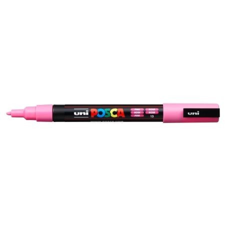 UNI POSCA PC3M ROSA/13 6PZ.