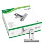 Molla fermacarte Lebez 75 mm in metallo cromato, confezione da 36 pezzi - 710/0 Molla fermacarte Lebez 75 mm in metallo cromato, confezione da 36 pezzi - 710/0