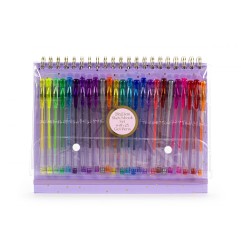 Seven SKETCHBOOK WITH 25 GEL PENS HELLO GORGEOUS TRI-COASTAL P&P M 30750TJ-32864