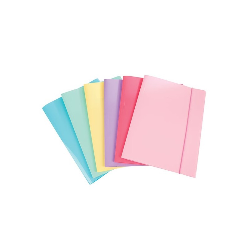 CARTELLA PORTADOC. PLP C/ELAST. PASTEL A4 D.1,8 01/275P CARTELLA PORTADOC. PLP C/ELAST. PASTEL A4 D.1,8 01/275P