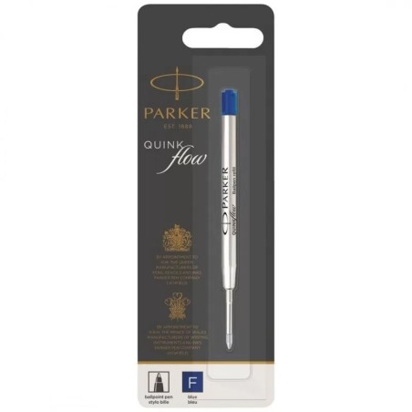 Ricarica Parker Refill sfera standard blu fine QuinkFlow 1950368