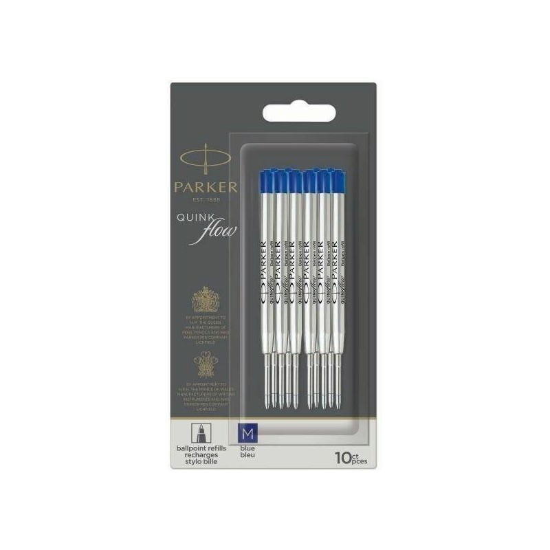 Ricarica Parker Refill sfera standard blu media QuinkFlow 2119154 Ricarica Parker Refill sfera standard blu media QuinkFlow 2119154