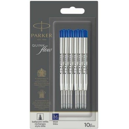 Ricarica Parker Refill sfera standard blu media QuinkFlow 2119154