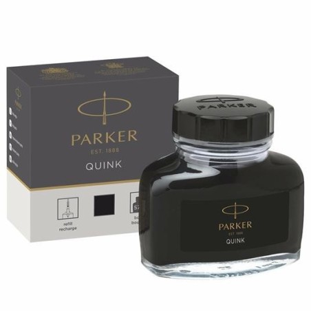 INCHIOSTRO STILOGRAFICO PARKER PEN QUINK NERO 57ml 1950375