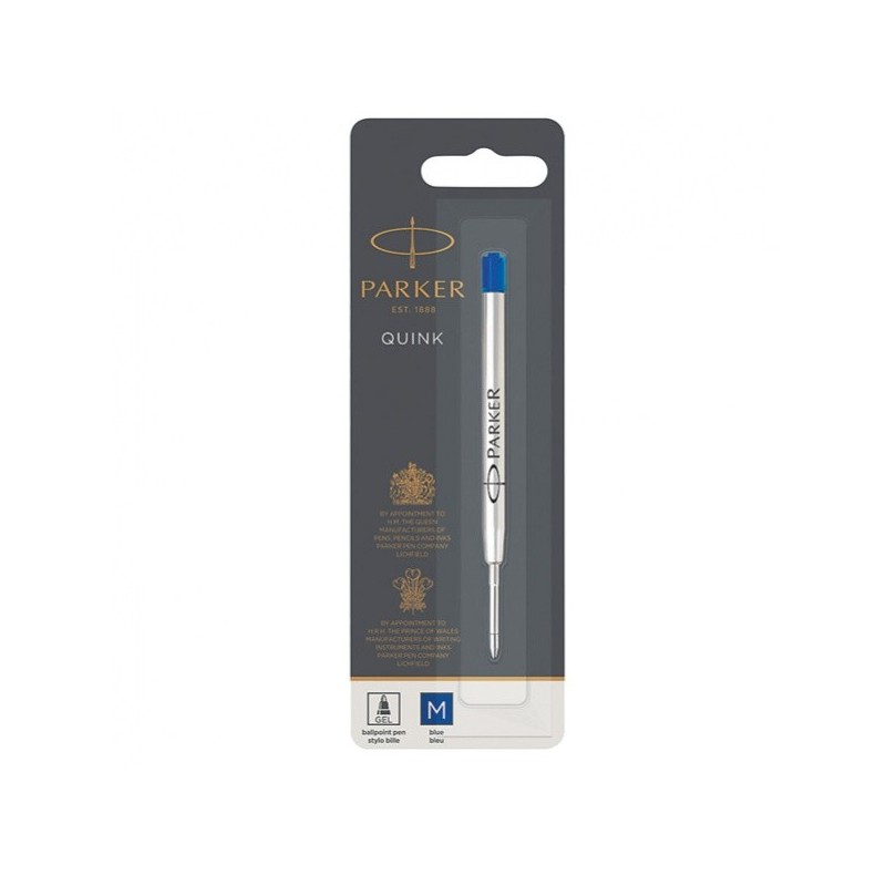 Ricarica Sfera Gel per sfera PARKER blu punta media 0,7 mm 1950346 Ricarica Sfera Gel per sfera PARKER blu punta media 0,7 mm 1950346