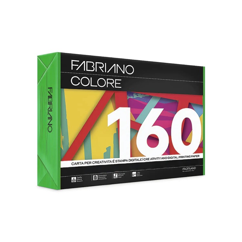 Fabriano Colore carta A4 160 g verde colori forti 250 fogli 74116021