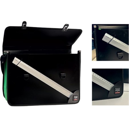 Arda valigetta portadisegni con soffietto 52 x 37 cm Keep Colour Fluo 0256N
