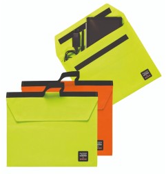 Arda cartella portadisegni in nylon 29 x 37 cm fluo verde