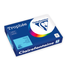 Clairefontaine Trophee carta colorata A4 80 g blu Alizé 500 fogli 1774C
