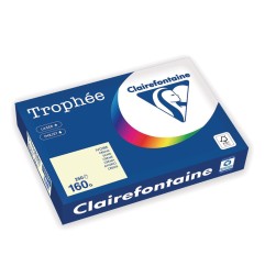 Clairefontaine Trophee carta colorata A4 160 g avorio 250 fogli 1101C