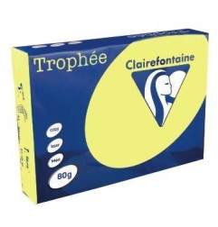 Clairefontaine Trophee carta colorata A4 80 g giallo narciso 500 fogli 1778C