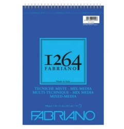 FABRIANO blocco schizzi 1264 mix media spirale A4 gr.300 fg.30 19100643