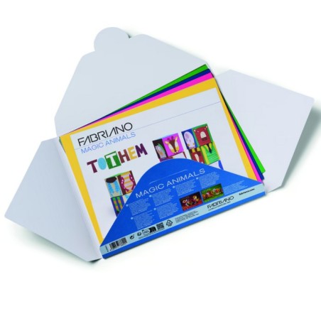 FABRIANO MAGIC ANIMALS CARTA CREATIVA 24X32 POCHETTE 20fg S0400010