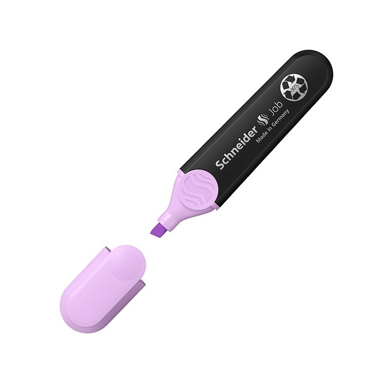 Schneider Job evidenziatore punta a scalpello 1-5 mm lilla pastello – confezione 10 pezzi 001528