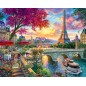 Figured'Art Cena sulla Senna kit pittura con numeri tela 40x50 cm con telaio FA10036-Y Figured'Art Cena sulla Senna kit pittura con numeri tela 40x50 cm con telaio FA10036-Y