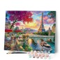 Figured'Art Cena sulla Senna kit pittura con numeri tela 40x50 cm con telaio FA10036-Y Figured'Art Cena sulla Senna kit pittura con numeri tela 40x50 cm con telaio FA10036-Y