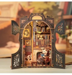 Figured'Art Lo Studio del Conte Gatto book nook DIY 121 pezzi 17x10x11,5 cm SD03