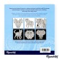 Figured'Art L'Universo degli Animali libro da colorare adulti mandala 50 pagine CB-AU01